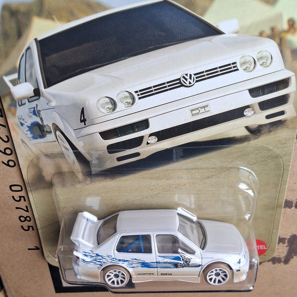 Hot Wheels Volkswagen Jetta MK3 Fast & Furious Race-Off Silver Series White 1:64 Diecast Model