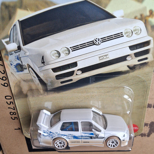 Hot Wheels Volkswagen Jetta MK3 Fast & Furious Race-Off Silver Series White 1:64 Diecast Model