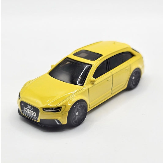 Hot Wheels ’17 Audi RS 6 Avant Wagon Yellow 1:64 Scale Diecast Car Model