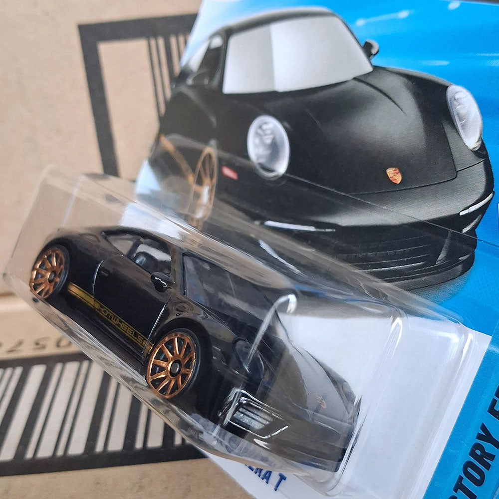 Hot Wheels Porsche 911 Carrera T Black 1:64 Scale Diecast Model | Collectible Sports Car  | Gift for Boyfriend, Husband, Friend