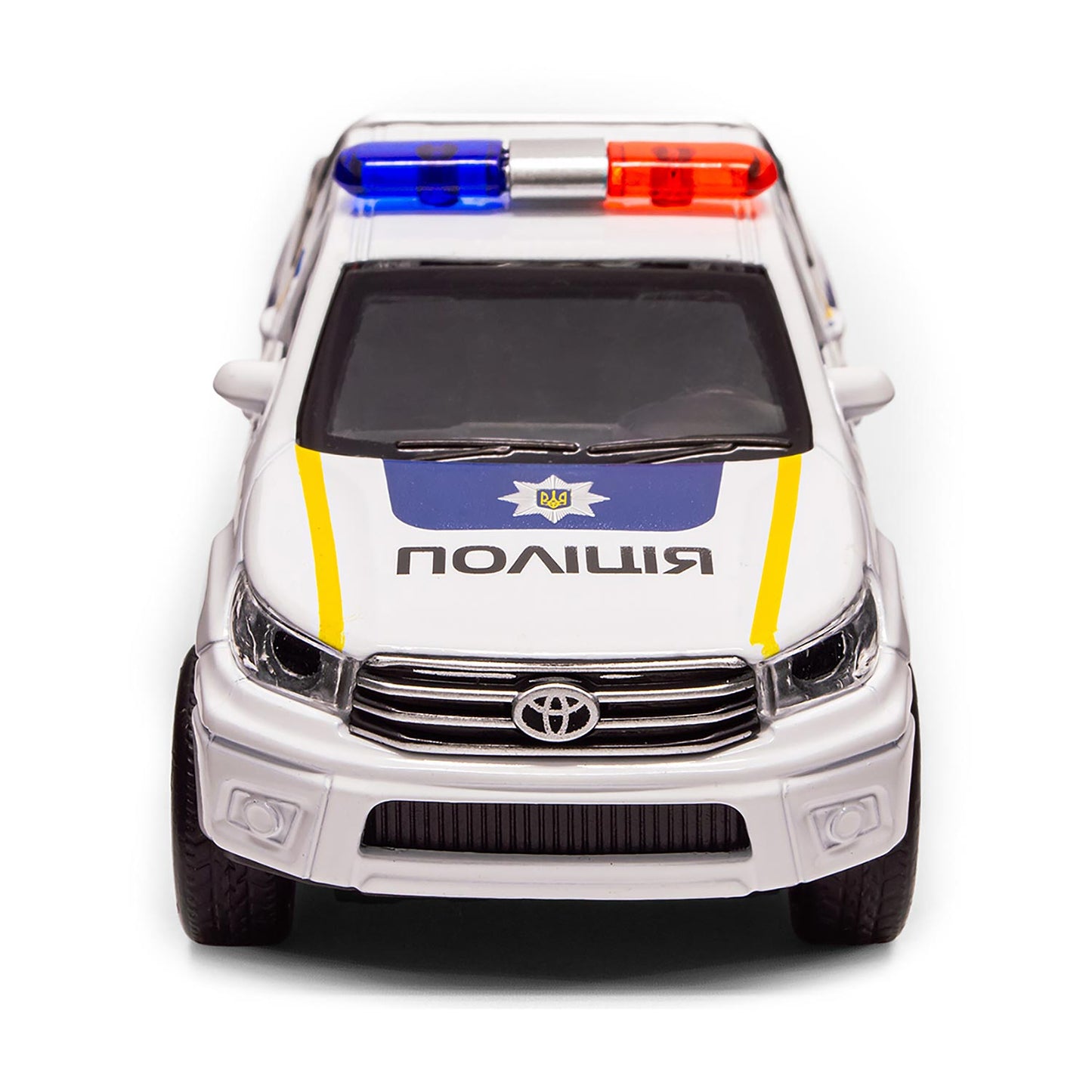 Toyota Hilux Ukrainian Police Car Official Licensed Diecast 1/43 Scale Metal Pickup Truck Model