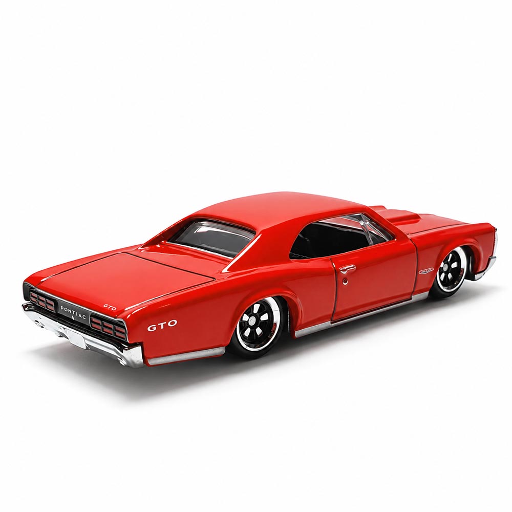 Hot Wheels 1966 Pontiac GTO CHASE Diecast 1/64 Scale Model | Vintage Muscle Car