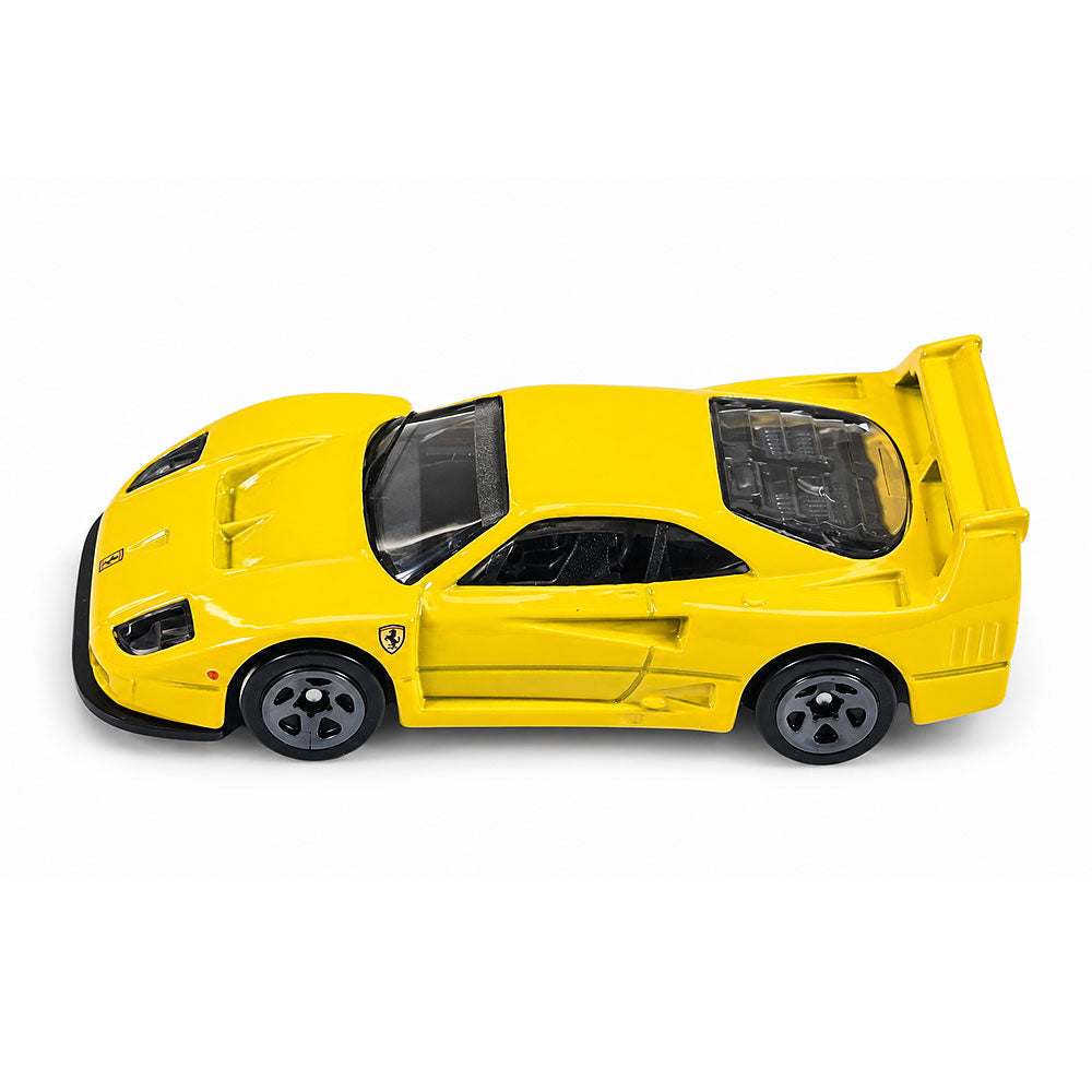 Hot Wheels Ferrari F40 Competizione Yellow Supercar 1:64 Scale Die-Cast Model