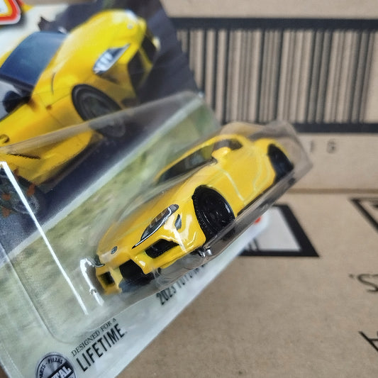 Matchbox 2023 Toyota GR Supra Yellow Diecast Sports Car 1:64 Collector