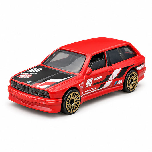 Hot Wheels BMW M3 Wagon Red Race Car 1:64 Scale Die-Cast Model