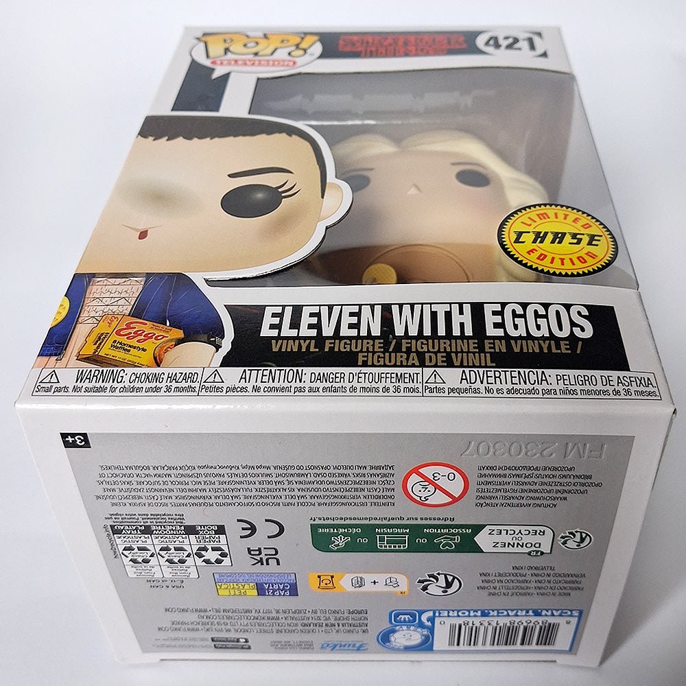Funko Pop Eleven with Eggos #421 Stranger Things Chase Figure | Rare Netflix Collectible