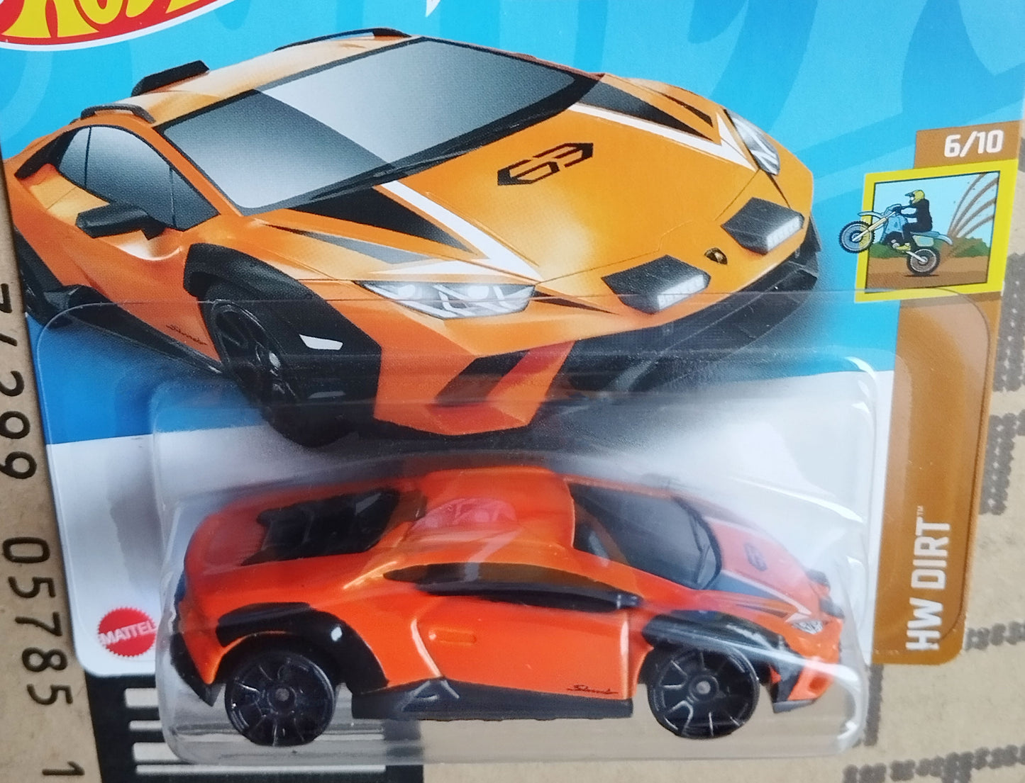 Hot Wheels Lamborghini Huracán Sterrato Orange Die-Cast Model 1:64 HW Dirt Off-Road