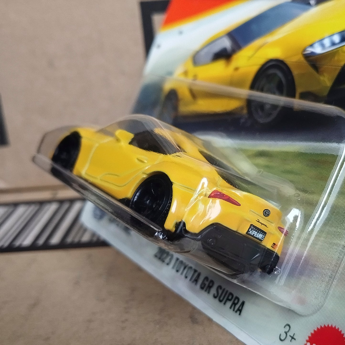 Matchbox 2023 Toyota GR Supra Yellow Diecast Sports Car 1:64 Collector