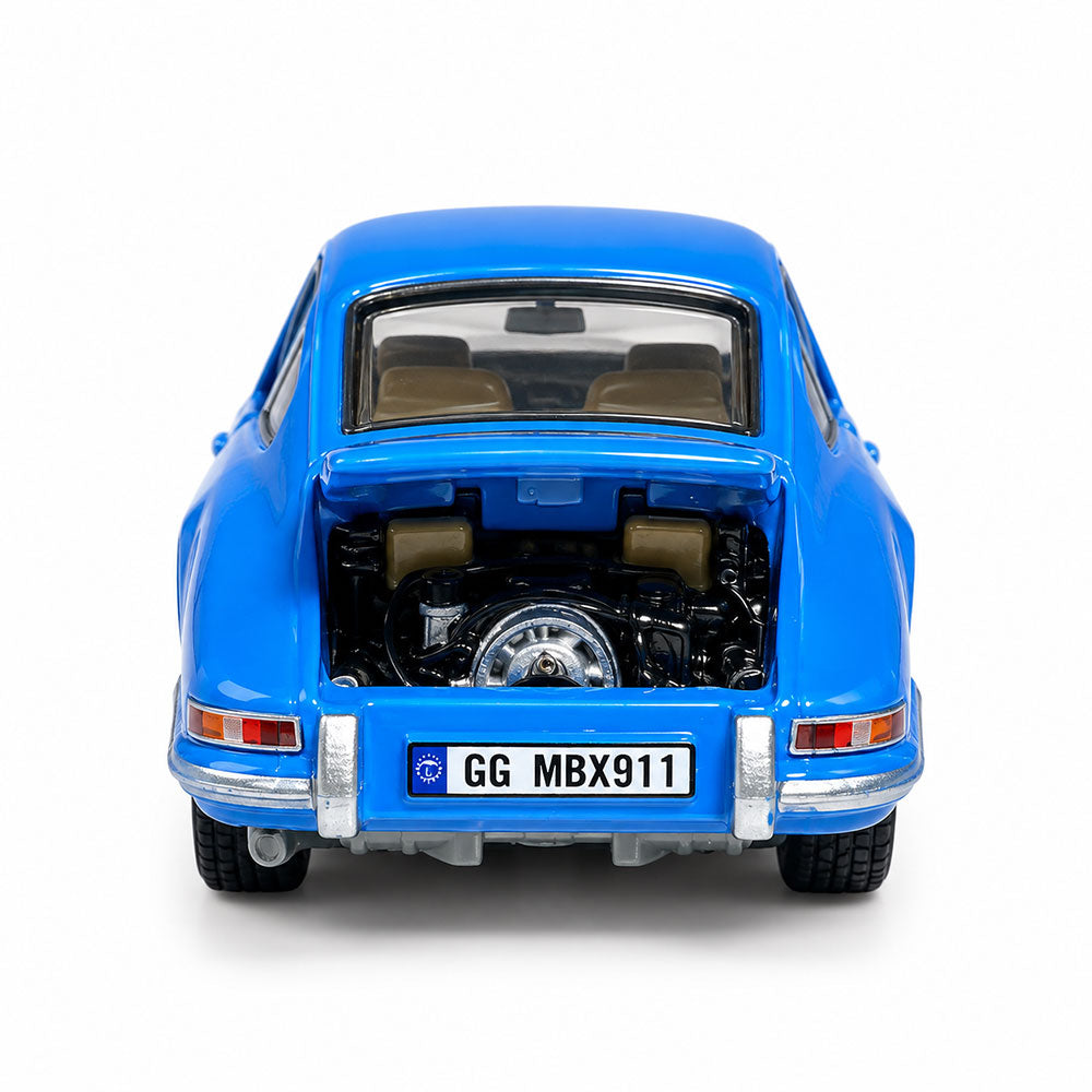Matchbox Car 1964 Porsche 911 Blue Moving Parts 1:64 Scale Diecast Model | Collectible Vintage Car
