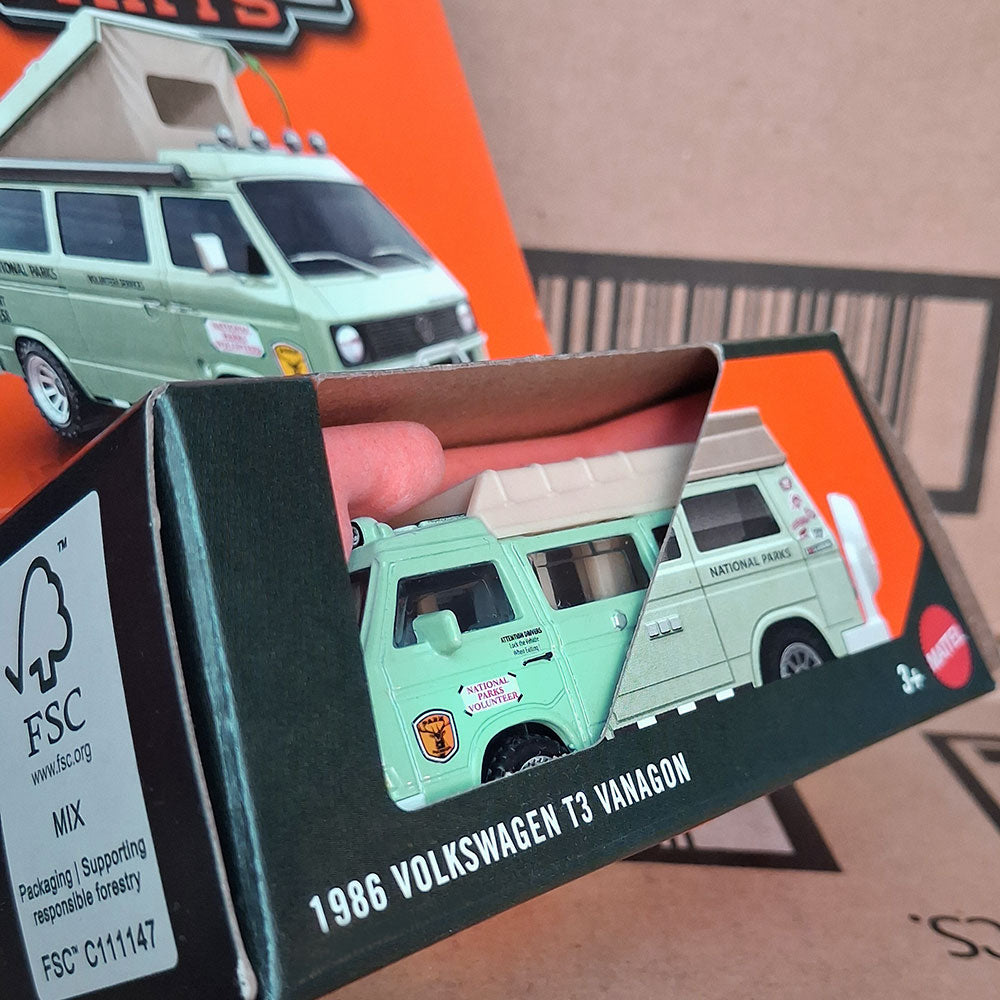 Matchbox Car 1986 VOLKSWAGEN T3 VANAGON 1:64 Scale Diecast Model | Collectible VW Bus Camper Van