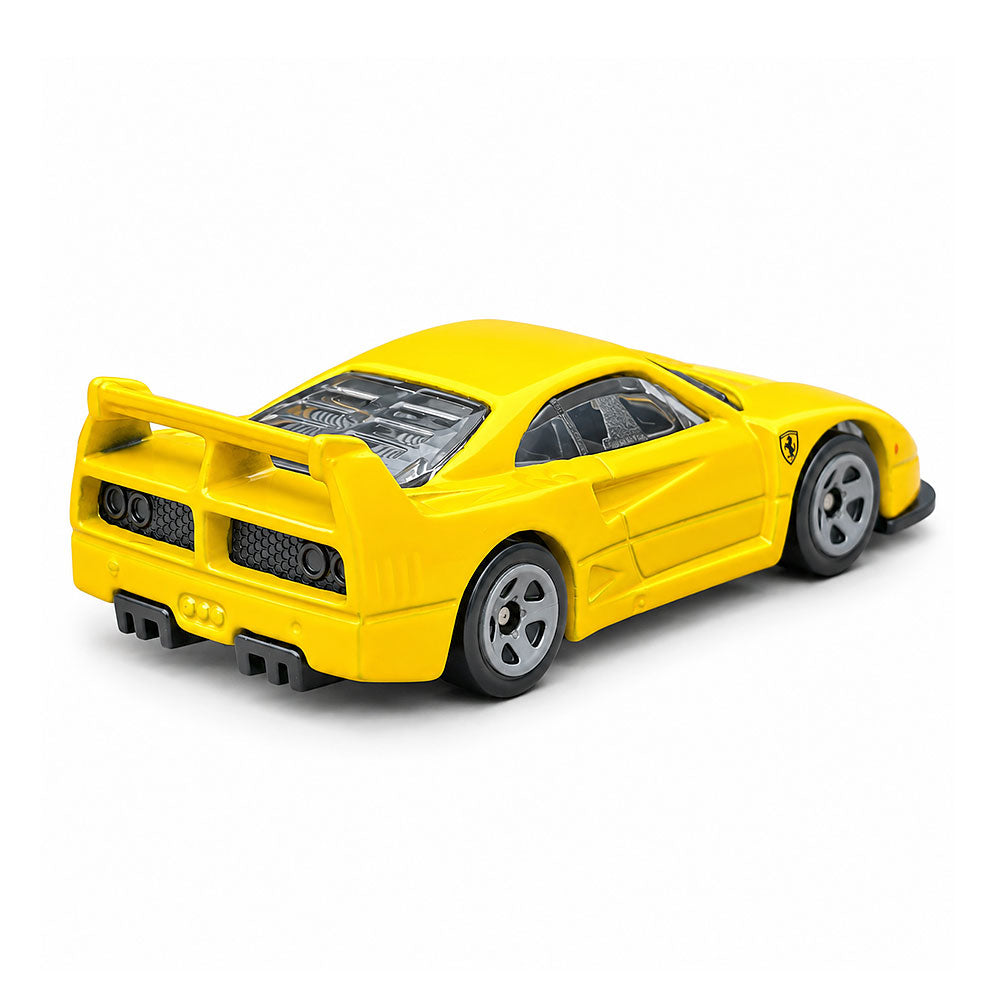 Hot Wheels Ferrari F40 Competizione Yellow Supercar 1:64 Scale Die-Cast Model