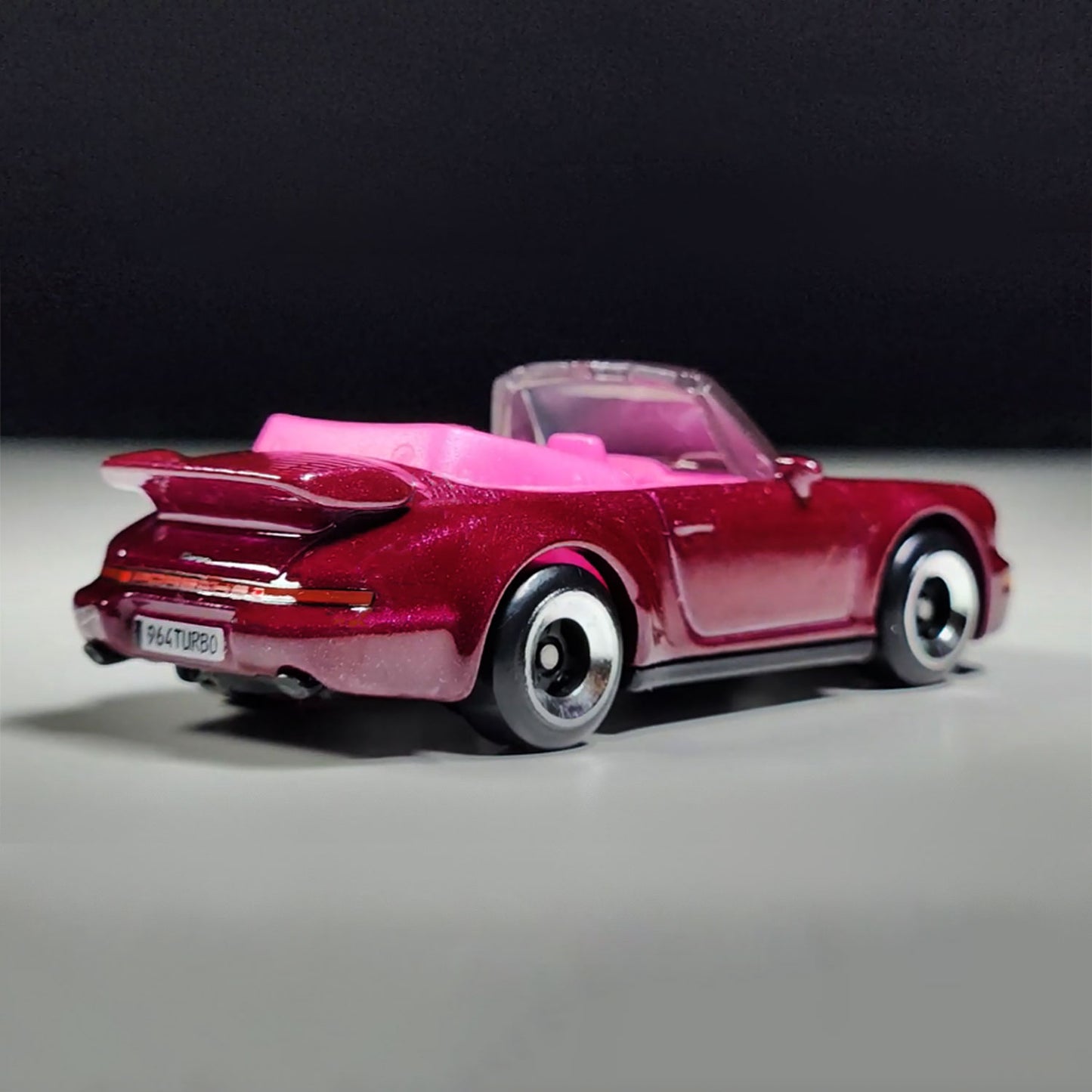 Hot Wheels Porsche 911 Turbo Cabriolet Deep Red Then and Now 1:64 Diecast Model 2025