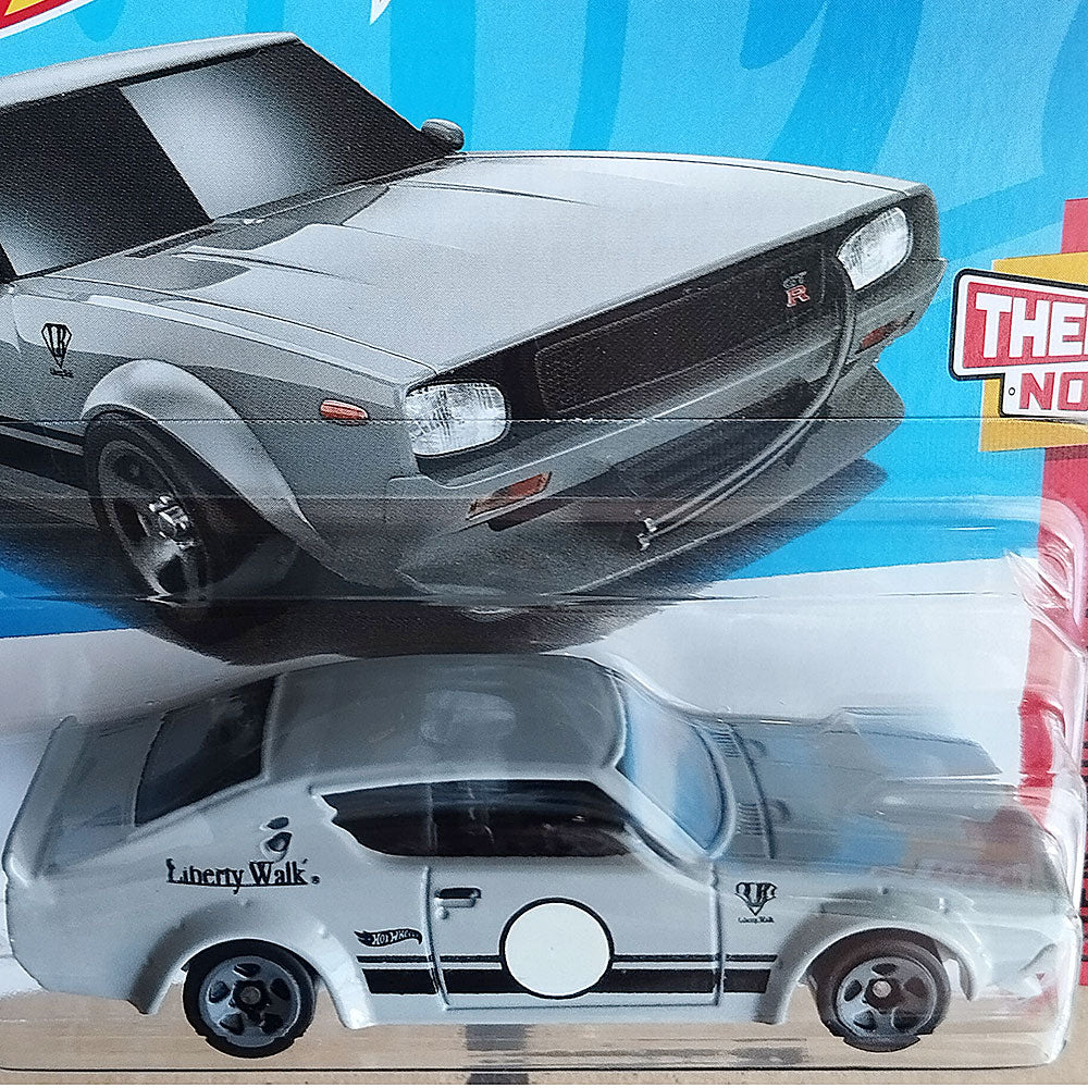 Hot Wheels Nissan Skyline 2000GT-R LBWK Liberty Walk Grey 1:64 Diecast Model