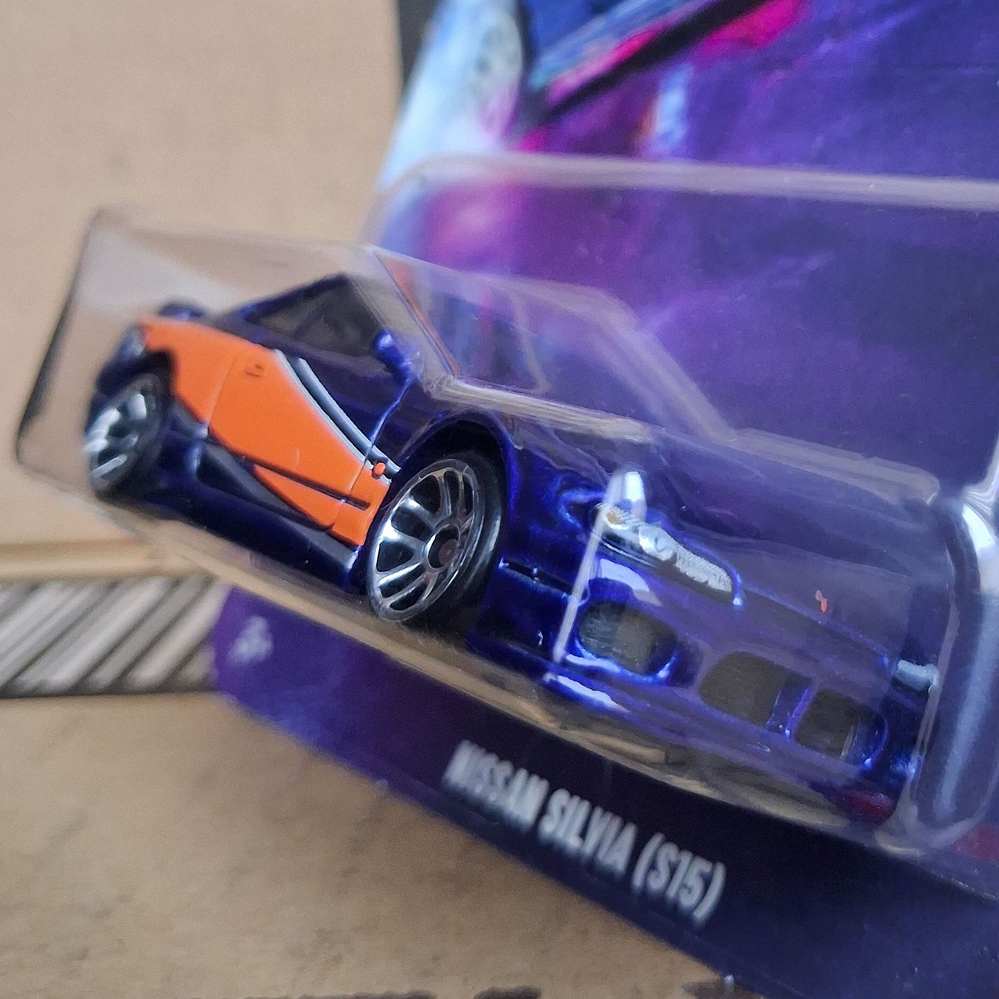 Hot Wheels Nissan Silvia S15 Tokyo Drift Fast & Furious Silver Series 1:64 Diecast