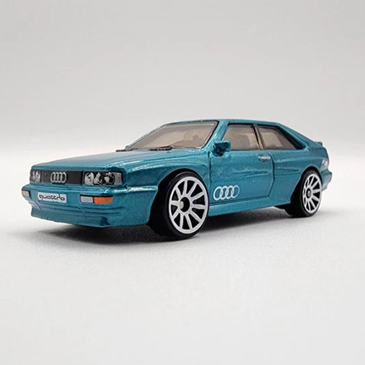 Hot Wheels 1987 Audi Quattro Blue Diecast Rally Car Model 1:64