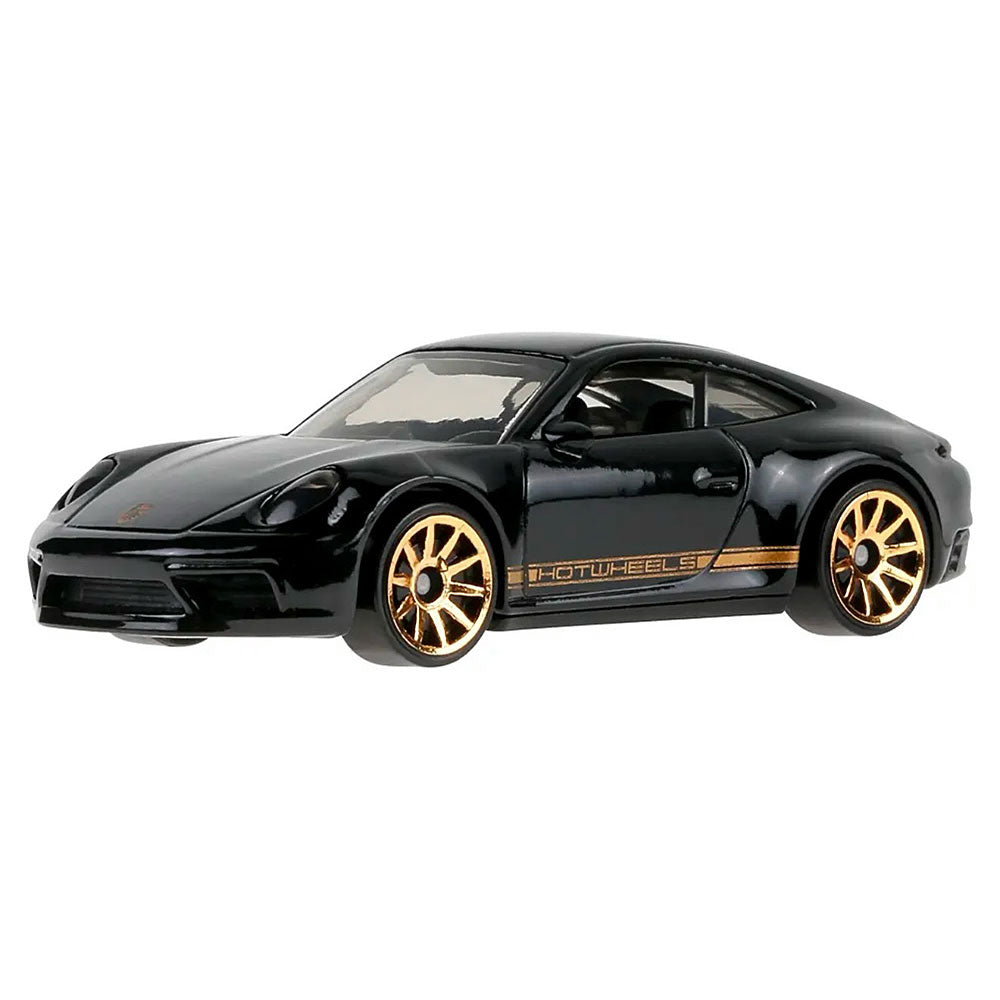 Hot Wheels Porsche 911 Carrera T Black 1:64 Scale Diecast Model | Collectible Sports Car  | Gift for Boyfriend, Husband, Friend