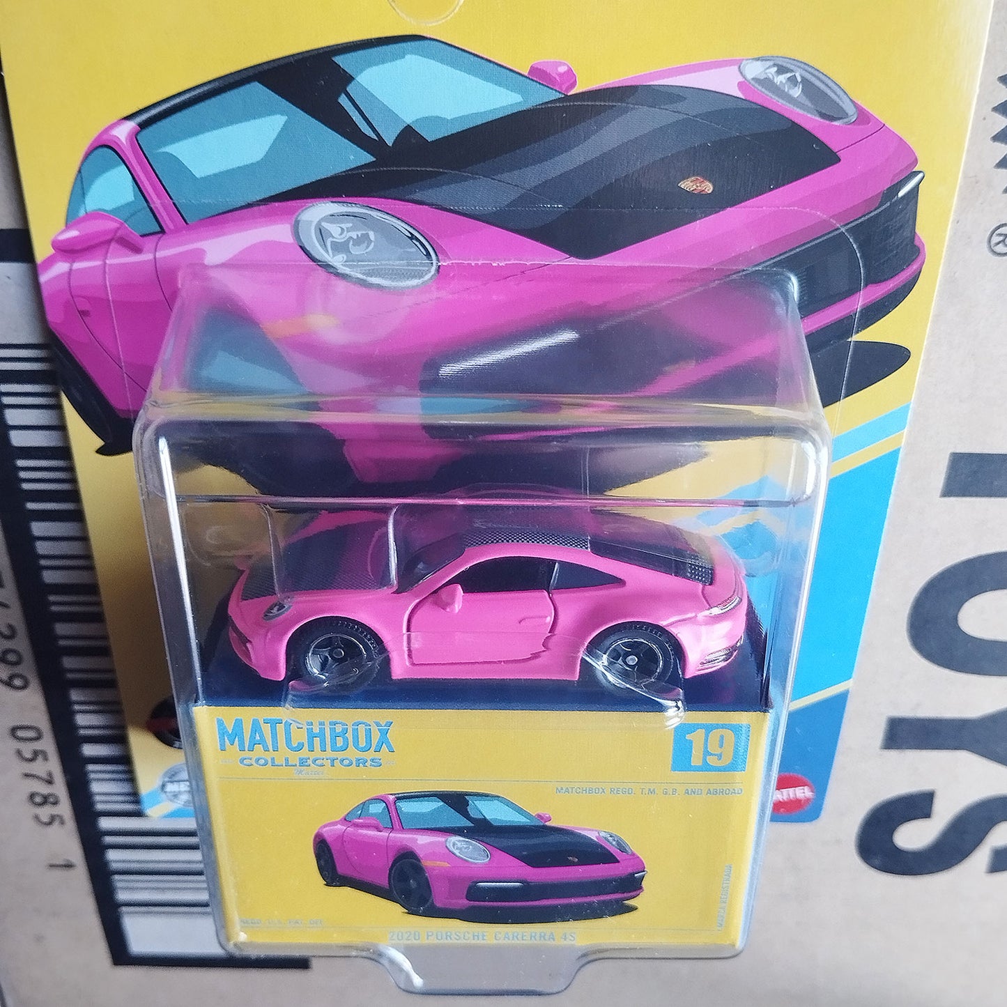 Matchbox Collectors 2020 Porsche Carrera 4S Pink Diecast Car 1:64 True Grip Tires