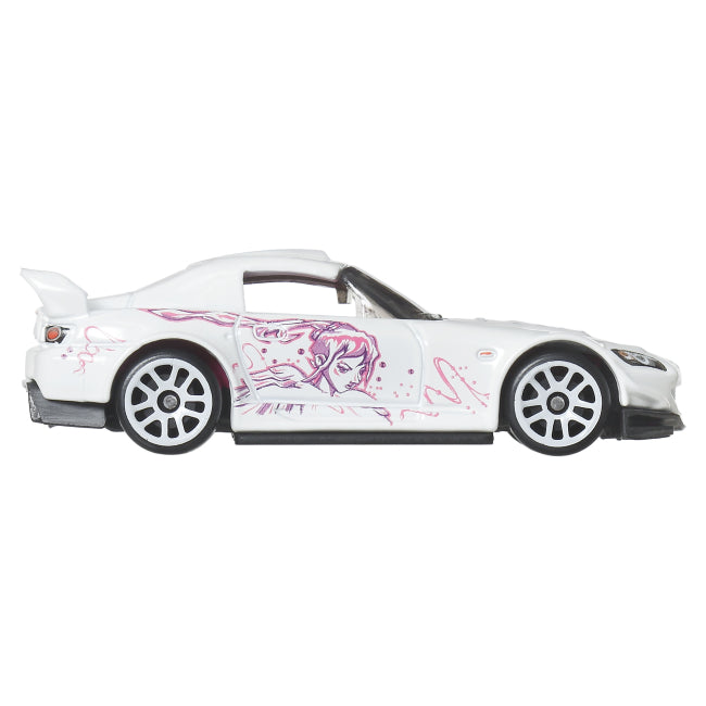 Hot Wheels Fast & Furious Honda S2000 White JDM Roadster Die-Cast Model 1:64 Silver Series
