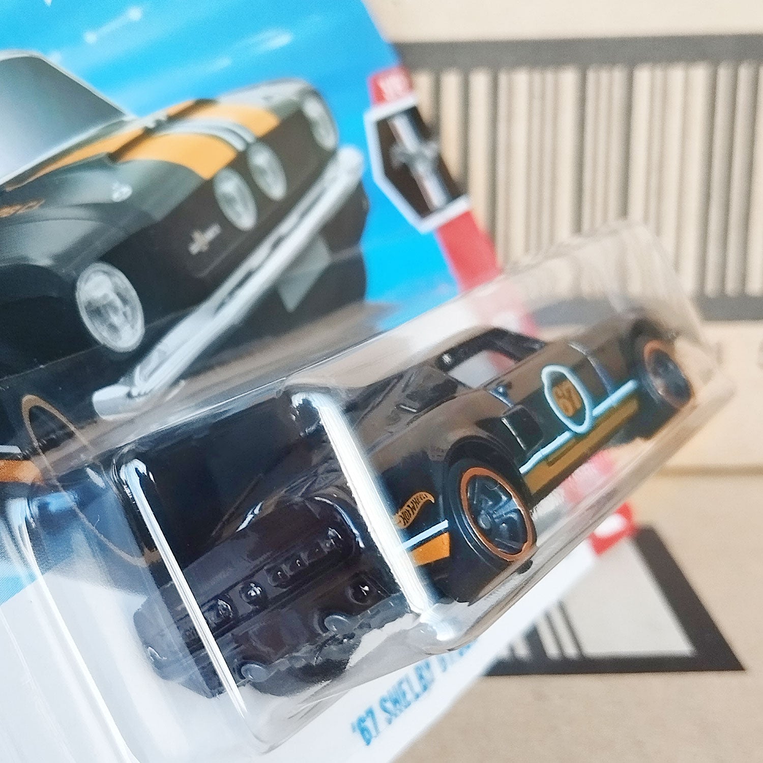 Hot Wheels 1967 Shelby GT500 Black Diecast Model - Rear View