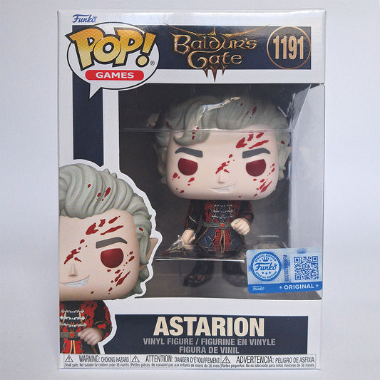 Funko Pop Astarion #1191 Baldur's Gate 3 Special Edition vinyl figure in box collectible game character.