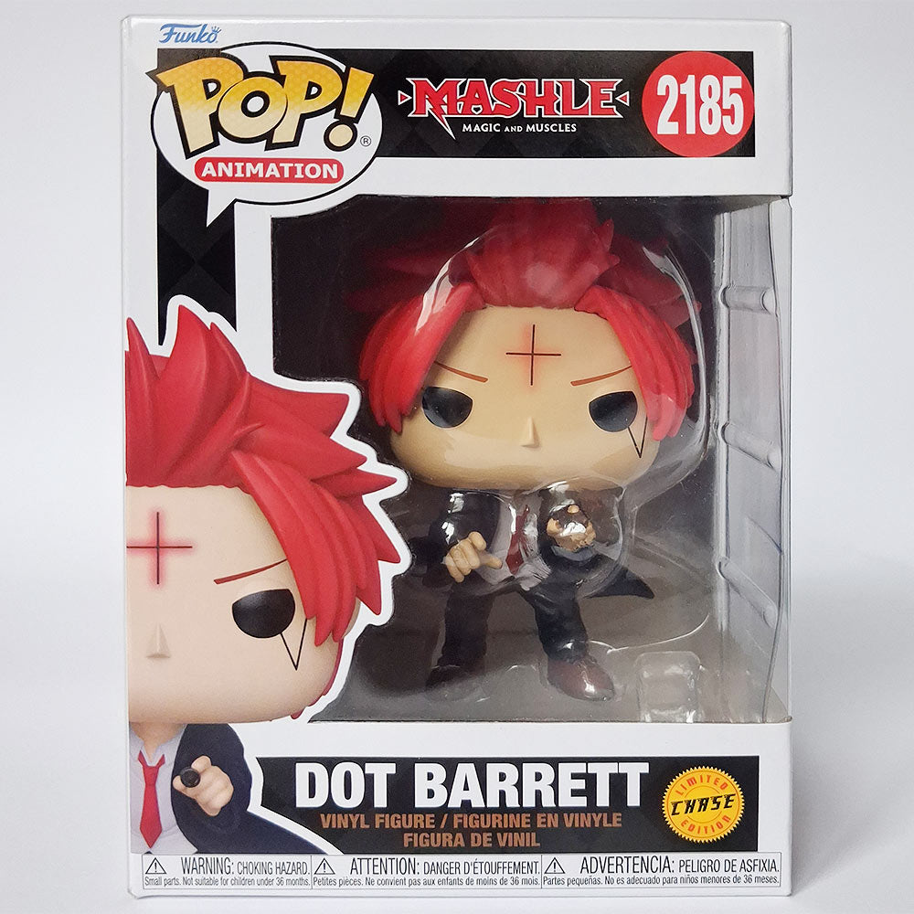 Funko Pop Dot Barrett #2185 Mashle Chase edition anime vinyl collectible figure in box.