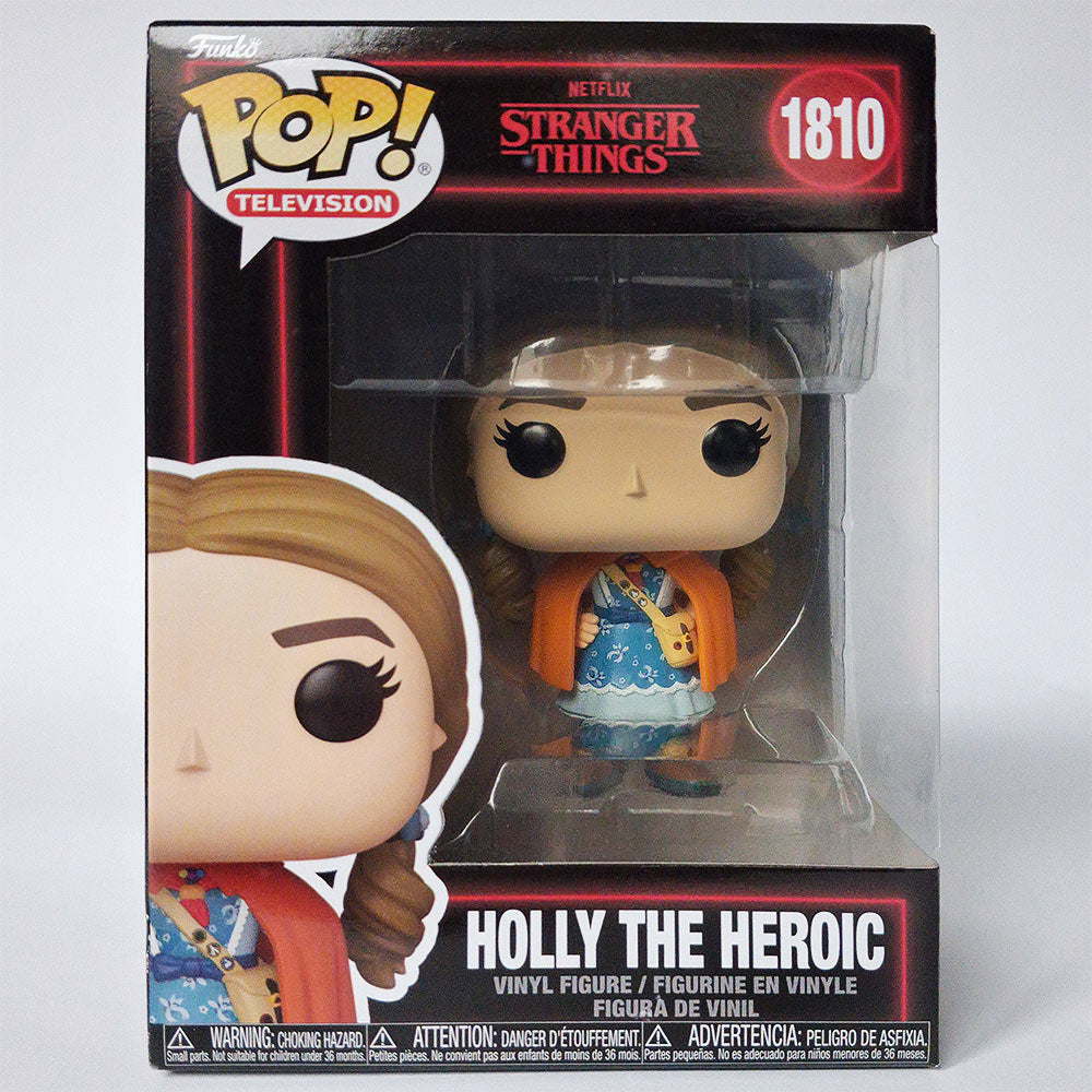 Funko Pop Holly The Heroic #1810 Stranger Things Netflix vinyl collectible figure in box.