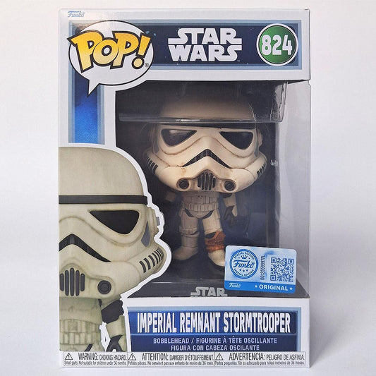 Funko Pop Imperial Remnant Stormtrooper #824 Star Wars Mandalorian vinyl figure in box collectible.