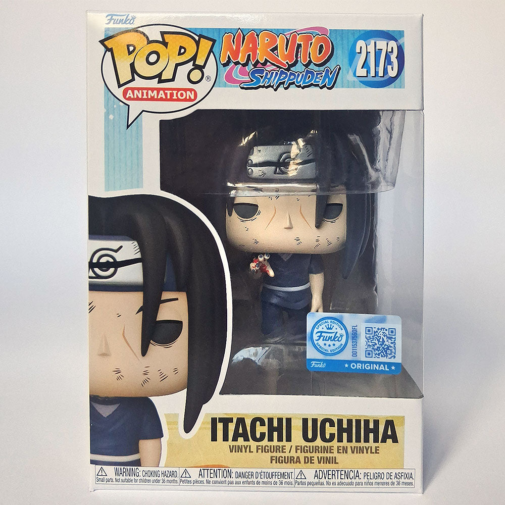 Funko Pop Itachi Uchiha #2173 Naruto Shippuden vinyl figure in box anime collectible.