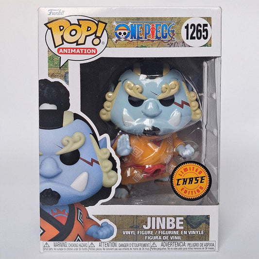 Funko Pop Jinbe #1265 Chase Edition One Piece vinyl figure in box anime collectible.