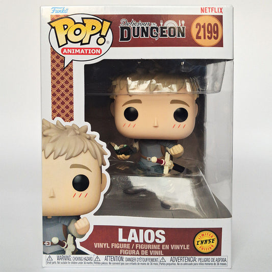 Funko Pop Laios #2199 Chase Edition Delicious in Dungeon anime vinyl figure in box Netflix collectible.