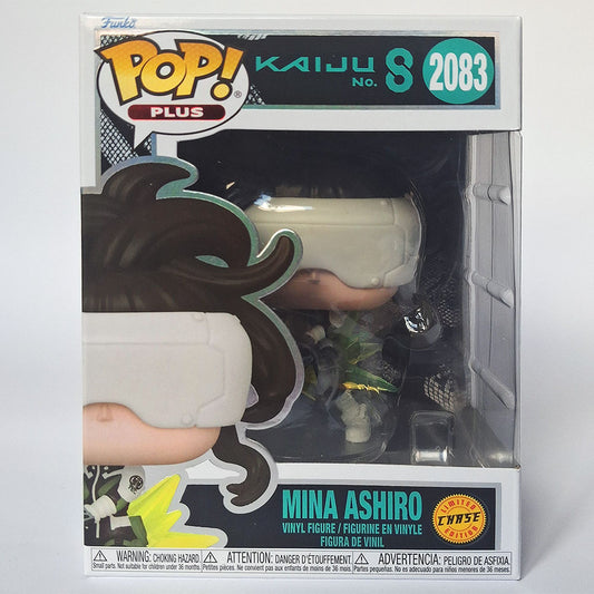 Funko Pop Plus Mina Ashiro #2083 Chase Edition Kaiju No. 8 anime vinyl figure in box collectible.