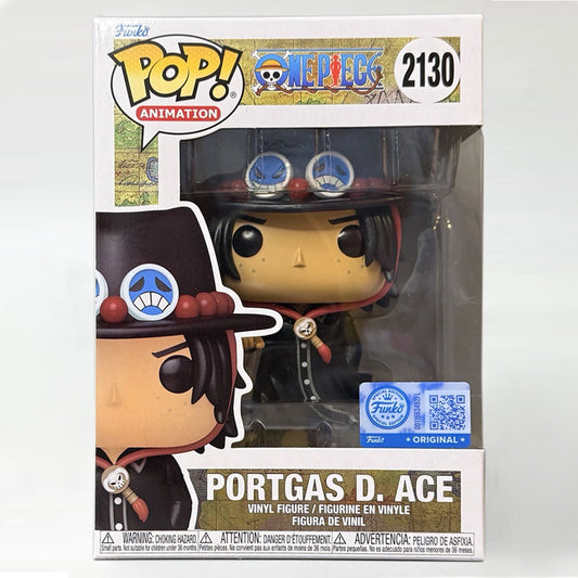 Funko Pop Portgas D Ace #2130 One Piece vinyl figure in box anime collectible