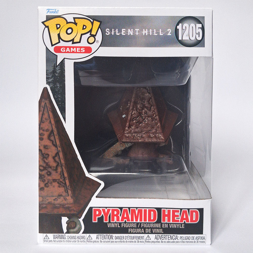Funko Pop Pyramid Head #1205 Silent Hill 2 vinyl figure in box horror game collectible.