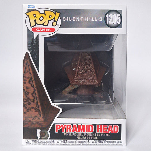 Funko Pop Pyramid Head #1205 Silent Hill 2 vinyl figure in box horror game collectible.