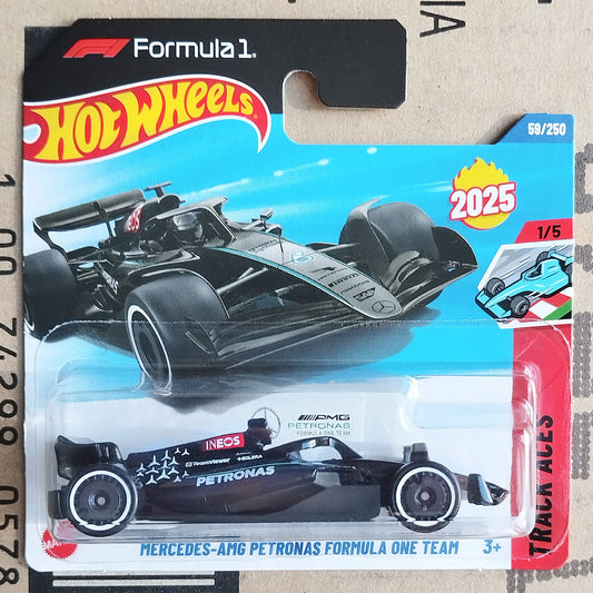 Hot Wheels F1 Mercedes AMG Petronas Formula 1 diecast 1/64 car 2025 edition in original packaging