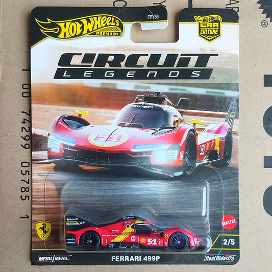 Hot Wheels Ferrari 499P Circuit Legends premium diecast 1/64 race car in original packaging
