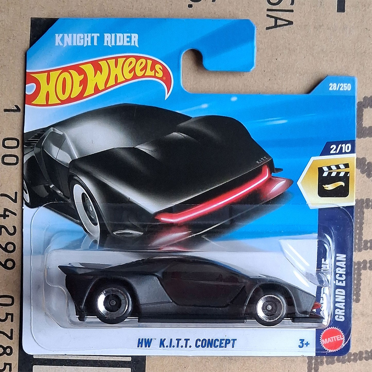 Hot Wheels Knight Rider K.I.T.T. Concept 1/64 diecast TV car inspired by Pontiac Firebird in factory sealed packaging