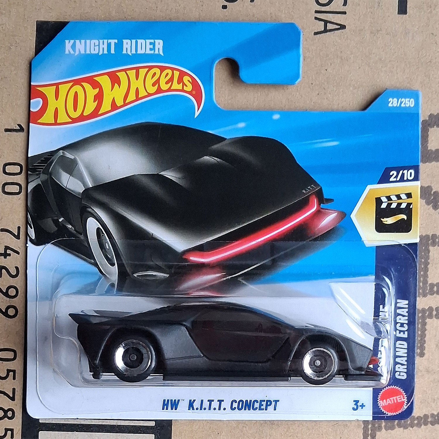 Hot Wheels Knight Rider K.I.T.T. Concept 1/64 diecast TV car inspired by Pontiac Firebird in factory sealed packaging