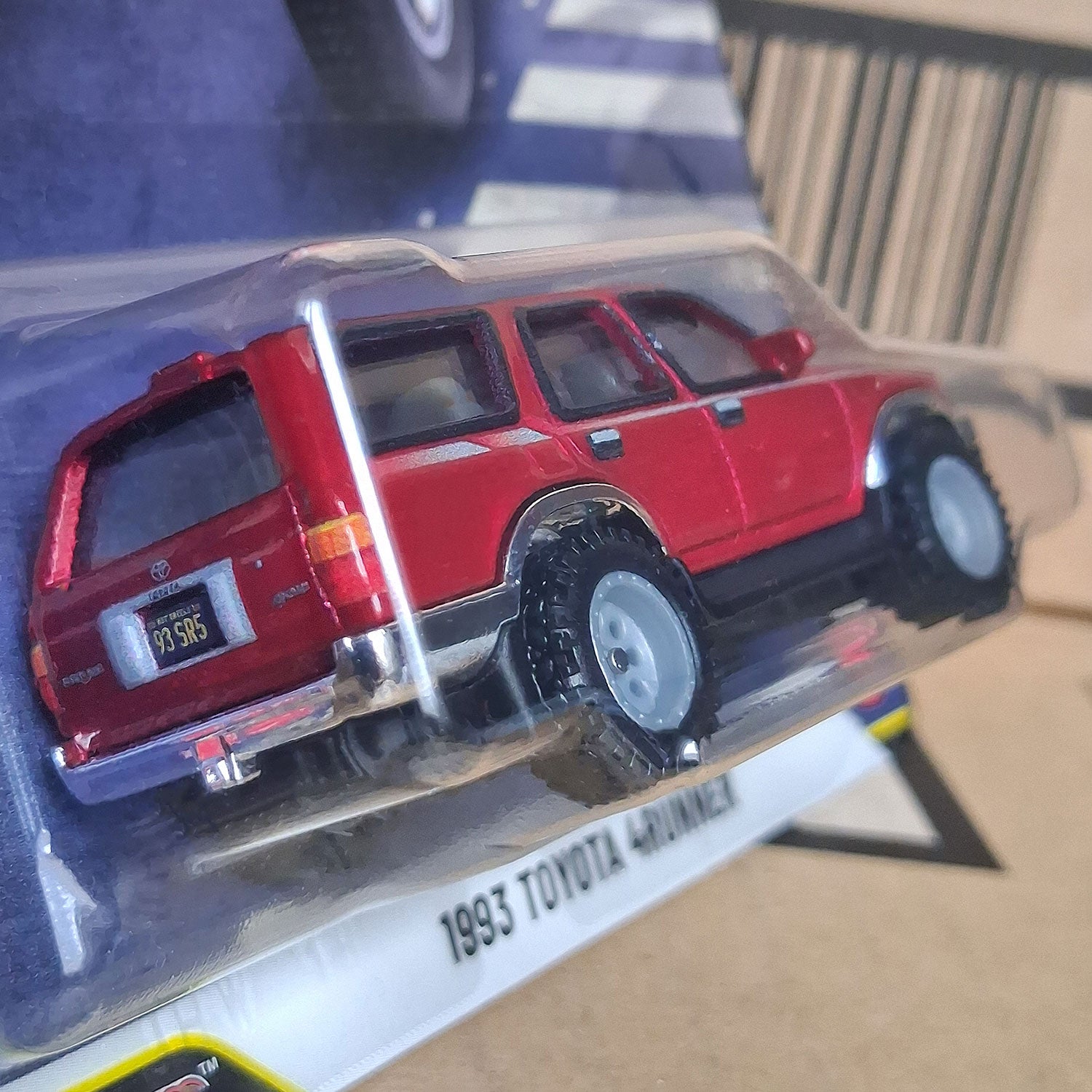 Hot Wheels Premium 1993 Toyota 4Runner Boulevard 1/64 diecast rear view on card