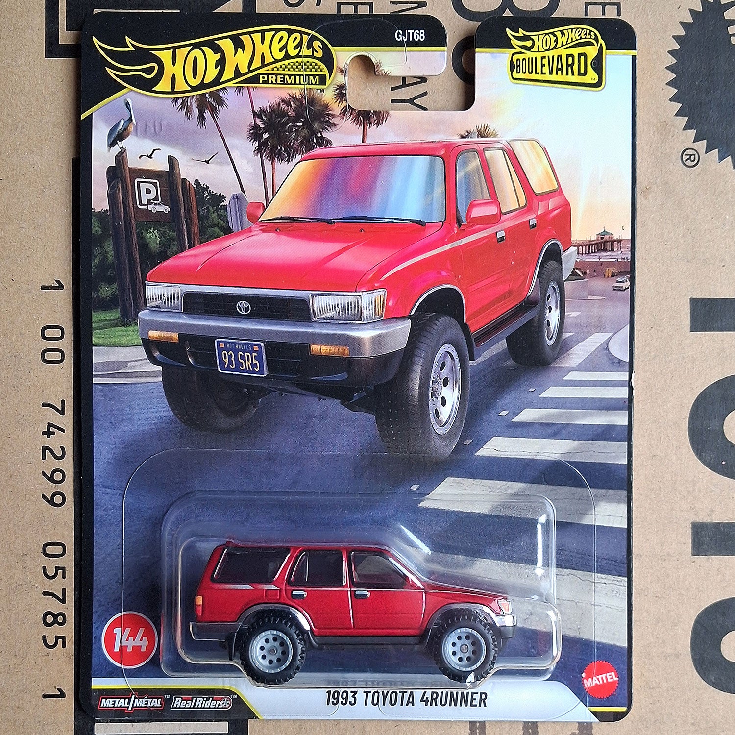 Hot Wheels Premium Boulevard 1993 Toyota 4Runner 1/64 diecast off-road SUV in factory sealed packaging