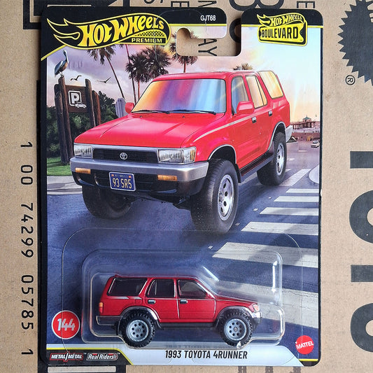 Hot Wheels Premium Boulevard 1993 Toyota 4Runner 1/64 diecast off-road SUV in factory sealed packaging