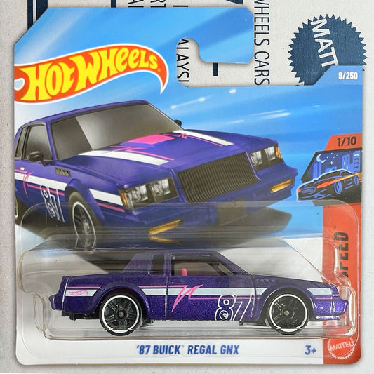Hot Wheels Treasure Hunt 1987 Buick Regal GNX 1/64 diecast muscle car in factory sealed packaging