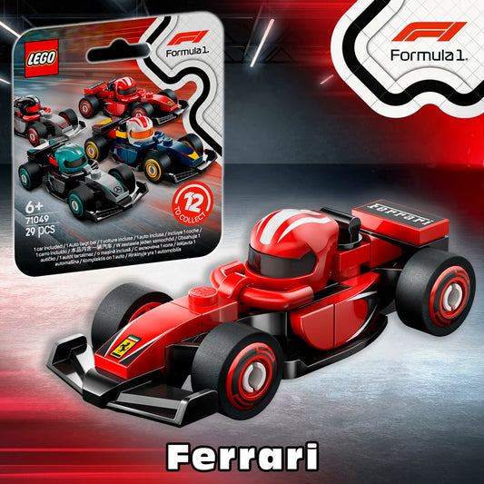 LEGO Ferrari Formula 1 race car 71049 sealed identified Ferrari collectible mini car