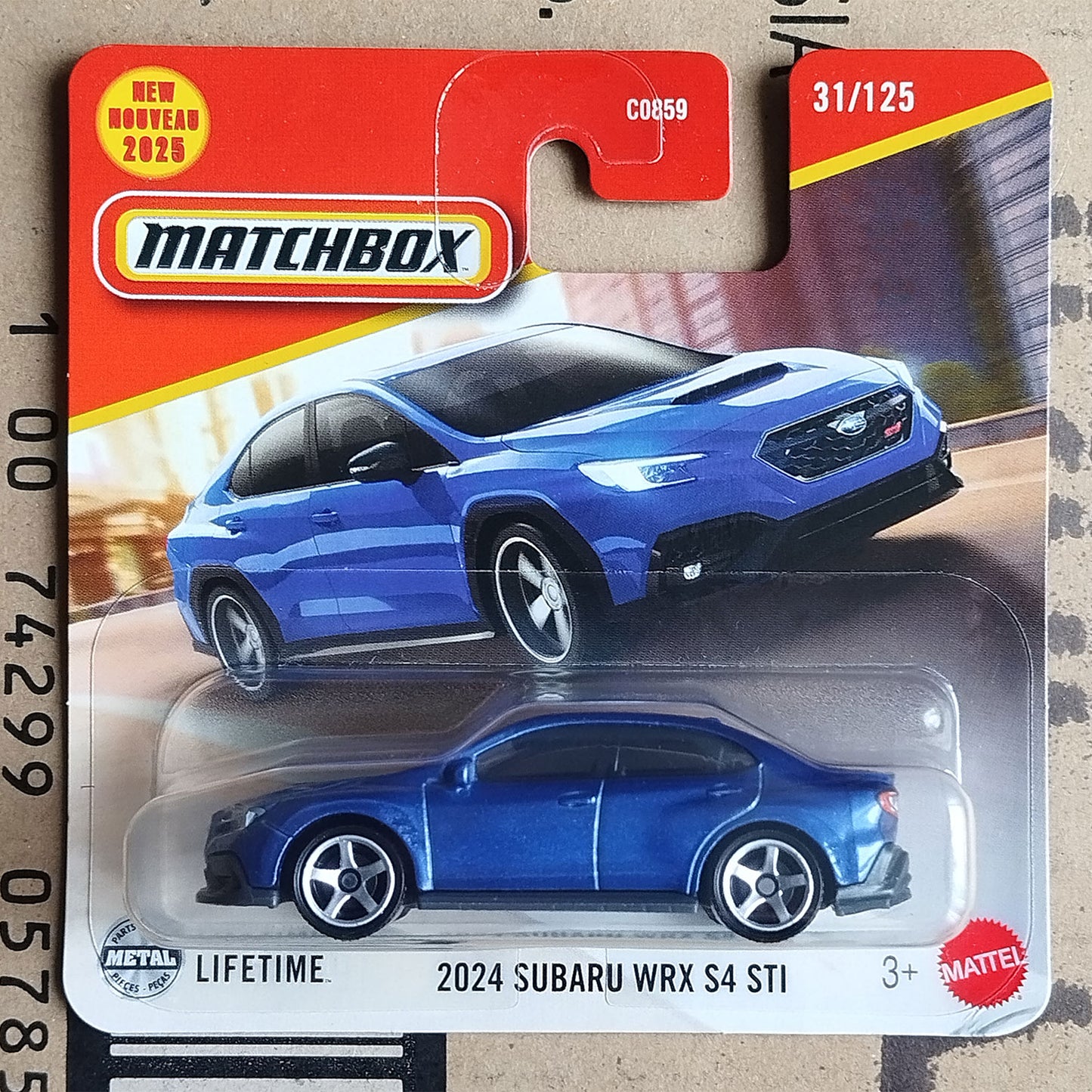 Matchbox Subaru WRX S4 STI Diecast 1/64 Scale JDM Car Model