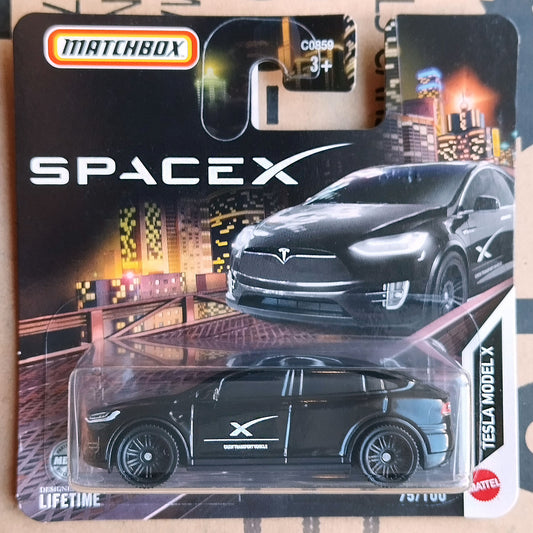 Matchbox TESLA Model X SpaceX diecast car model