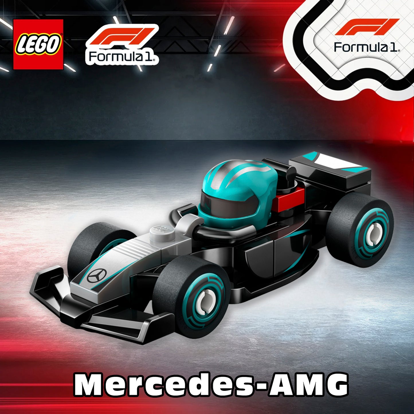 LEGO Formula 1 Mercedes-AMG Race Car 71049 | Collectible F1 Mini Car (Copy)