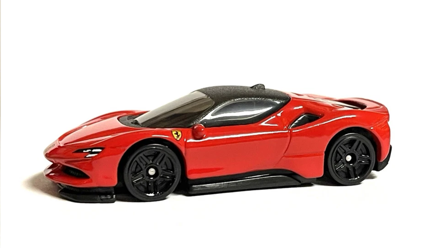 Hot Wheels Ferrari SF90 Stradale Red Supercar Die-Cast Model 1:64 Factory Fresh