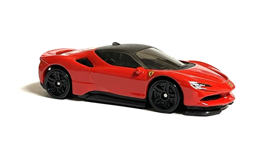 Hot Wheels Ferrari SF90 Stradale Red Supercar Die-Cast Model 1:64 Factory Fresh